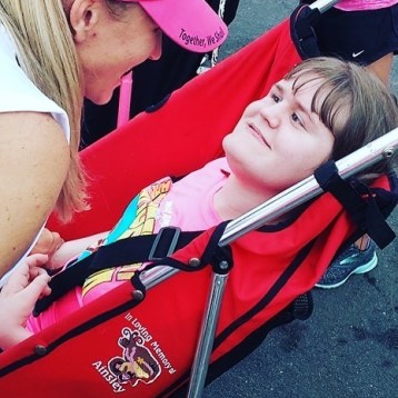 heather in ainsleys chair